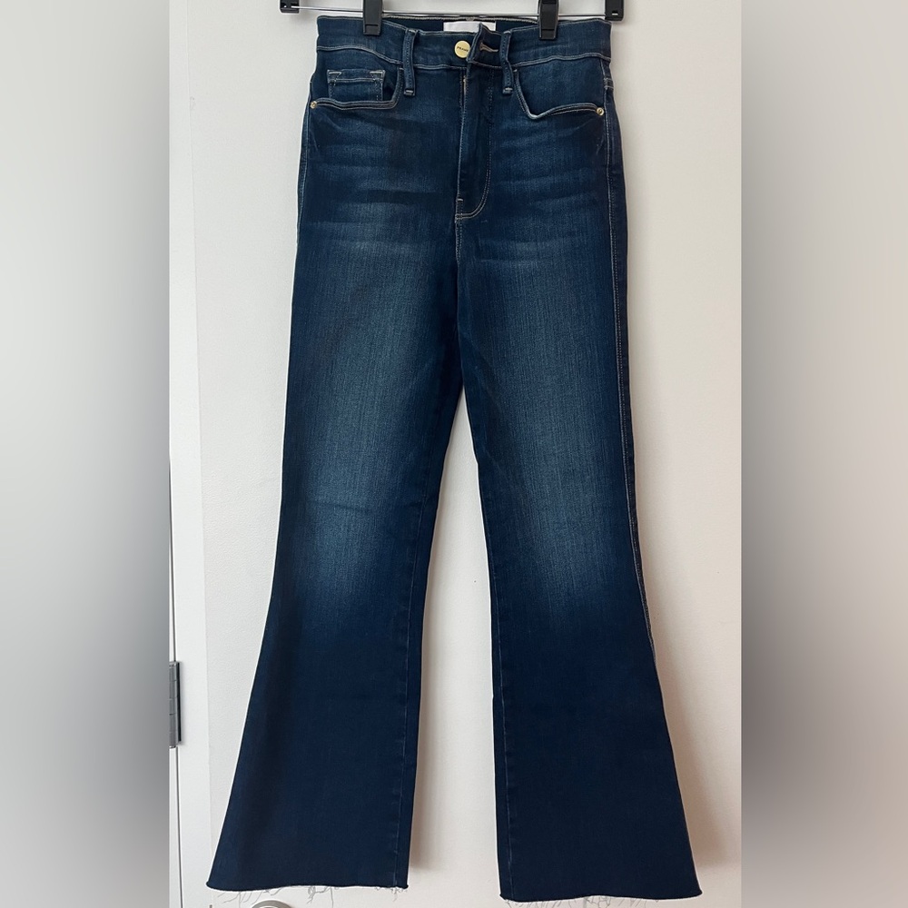 Frame | Le Sylvie kick flare jeans - size 24
